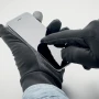 Guantes deportivos táctiles | Poliéster | Puntos antideslizantes | Recubrimiento especial en 2 dedos | Talla única