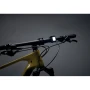 Fahrradlicht-Set | Kunststoff und Silikon | 9x4x5 cm | Praktischer Befestigungsriemen | Wiederaufladbar