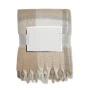 Blanket | rPET | Mohair feel | Hand-rolled fringes | With printable card