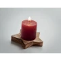 Decorative candle | Vanilla fragrenced | Star shaped