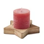 Decorative candle | Vanilla fragrenced | Star shaped