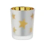 Vela LED tipo té de Navidad | Vidrio | 5,6x5,6x6,7 cm | Diseño de estrella