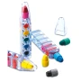 Ensemble de 6 crayons de cire | Plastique | Dans un conteneur transparent en forme de stylo