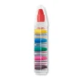 Ensemble de 6 crayons de cire | Plastique | Dans un conteneur transparent en forme de stylo
