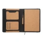Portfolio A5 | Liège | 192 pages lignées | Porte-stylo & porte-cartes | Sangle élastique de fermeture