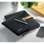A4 Portfolio | RPET  | 30 paper lined pages | Pen holder | Magnetic strap closure