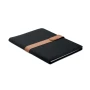 A4 Portfolio | RPET  | 30 paper lined pages | Pen holder | Magnetic strap closure