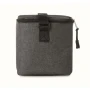 Kühltasche für sechs Dosen | 600D RPET | 25x15.5x14.5cm | Vordertasche | Schulterriemen | Recyceltes Material