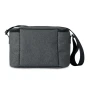 Kühltasche für sechs Dosen | 600D RPET | 25x15.5x14.5cm | Vordertasche | Schulterriemen | Recyceltes Material