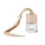 Auto luchtverfrisser | Glas & beukenhouten deksel | 5ml | Etherische oliën