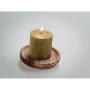 Candle on wooden base | Wood / Wax | 12 hours burn time