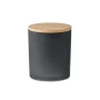 Bougie parfumée | Pot en verre dépoli avec couvercle en bambou | Cire à base de plantes | 120g
