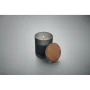 Bougie parfumée | Pot en verre dépoli avec couvercle en bambou | Cire à base de plantes | 120g