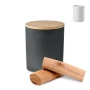 Bougie parfumée | Pot en verre dépoli avec couvercle en bambou | Cire à base de plantes | 120g