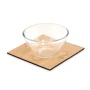 Lot de 4 sous-verres | Bambou | Peuvent être assemblés