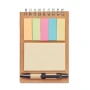 Blocco note A6 con post-it | Cartone | Con penna | Sostenibile