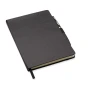 Carnet de notes A5 | 144 pages | Couverture rigide en PU | Stylo inclus
