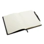 Carnet de notes A5 | 144 pages | Couverture rigide en PU | Stylo inclus