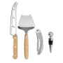 Cheese and wine set | Bamboo | 4 pcs | Perfect gift