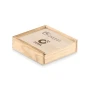 Playing set | Wooden box | 54 cards and 5 dice | Practical