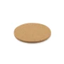 Round shaped coaster | Cork | Ø10x0.5cm | Natural