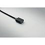 Lade- und Datenkabel-Schlüsselanhänger | Aluminium | 3-in-1 | HUB-Funktion | USB-A und USB-C | 20x4x0,7 cm
