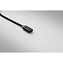 Lade- und Datenkabel-Schlüsselanhänger | Aluminium | 3-in-1 | HUB-Funktion | USB-A und USB-C | 20x4x0,7 cm