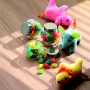 Snoeppot | glas, metaal | Stevig, herbruikbaar