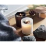 Candle | Plant based wax | Vanillad fragranced | 200g | With stones and wooden wick