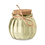 Kerze | Glas | 80 g Pflanzenwachs | Korkdeckel | Juteband | Vanilleduft