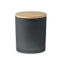 Wax candle | Frosted glass jar | Bamboo lid | Plant based | Four scents | 200g