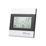 Weather station | ABS aluminium | Including clock