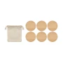 Lot de 6 sous-verres en bambou bayin | 15x12cm