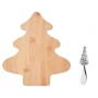 Cheeseboard set | Bamboo | Tree-shaped | Knife cheese spreader included