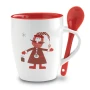 Tazza | Ceramica | Rivestimento speciale per sublimazione | Base in sughero
