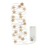 Lichterkette mit 20 LED-Lichtern | Holz | Sternform