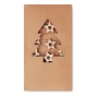 Lichterkette mit 20 LED-Lichtern | Holz | Sternform
