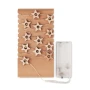 Lichterkette mit 20 LED-Lichtern | Holz | Sternform