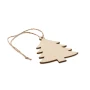 Decorazione natalizia | MDF e iuta | A forma di albero