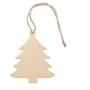 Decorazione natalizia | MDF e iuta | A forma di albero