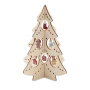 Silhouette Árbol de Navidad | Madera contrachapada | 10 adornos festivos | Bricolaje