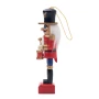 Weihnachts-Nussknacker-Anhänger | Holz | 13,2 cm