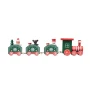 Houten kersttrein | 17,4 x 4,5 x 4,5 cm | Feestelijk