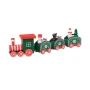 Houten kersttrein | 17,4 x 4,5 x 4,5 cm | Feestelijk