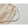 Bolsa con cordón | Algodón orgánico 140 g/m² | 37x41 cm | Máx. 2,5 kg | Sostenible