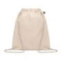 Bolsa con cordón | Algodón orgánico 140 g/m² | 37x41 cm | Máx. 2,5 kg | Sostenible