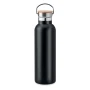 Thermosflasche | Edelstahl & Bambusdeckel | 750ml | Inkl. Henkel