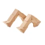 Puzzel & breinbreker | Hout | 24 stukjes | In een katoenen zakje | Milieuvriendelijk
