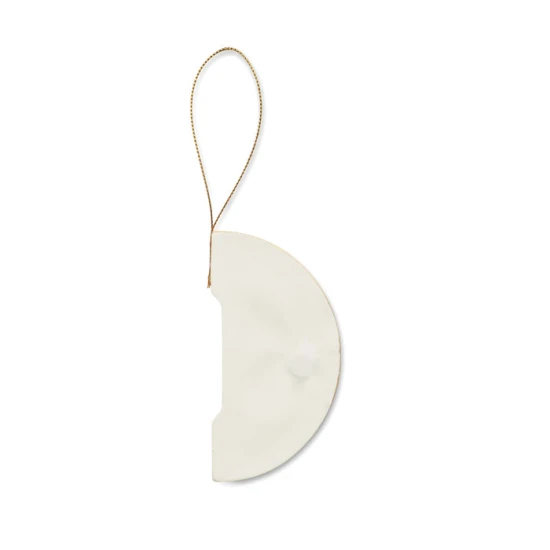 Foldable Christmas bauble | Paper | Beige