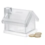 Tirelire en forme de maison | Plastique | 10X8,5X9 cm